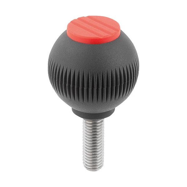 Ball Grips, external thread, metric